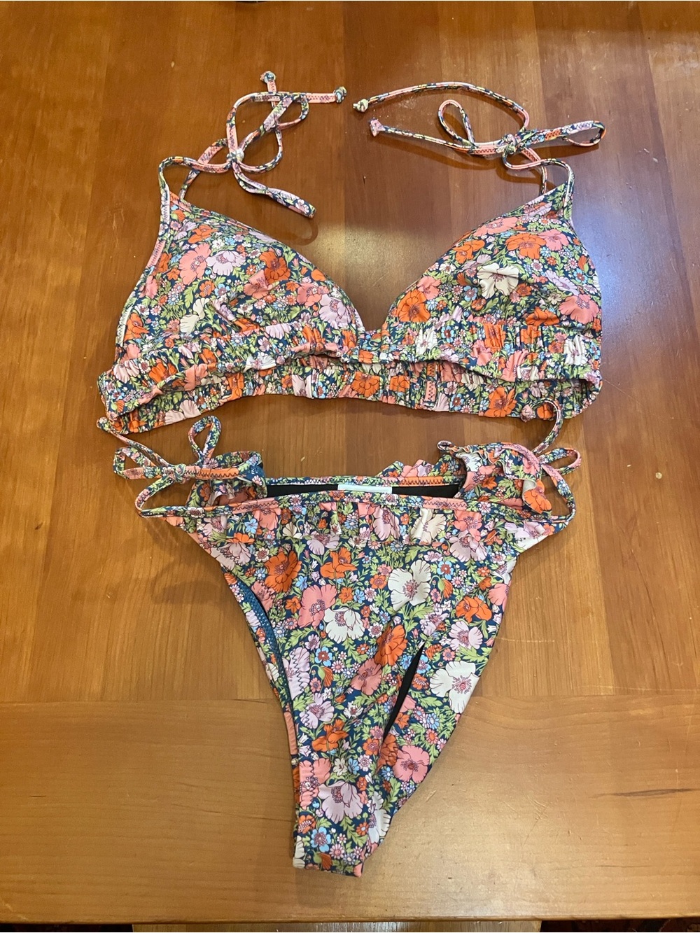 Liberty x J.Crew floral bikini